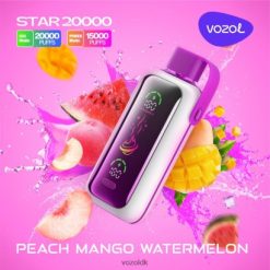 VOZOL Danmark - VOZOL STAR 20.000 fersken mango vandmelon T0P4P4411