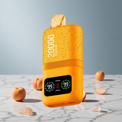 Aivono AIM MAGIC 20000 Puffs Fersken Is med LCD-skærm og Type-C opladning