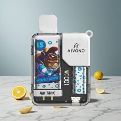 Aivono AIM-TANK 9500 Puffs Ananas Kokos 18ml E-liquid Kapacitet 650mAh Batteri