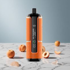 Al Fakher Crown Bar 15K Hypermax Engangs Vape Kit Fersken Is med 22ml E-Væske og 15000 Pust